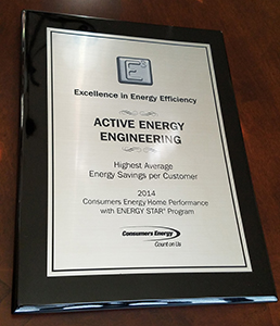 Consumers Energy – Highest Average Energy Savings per Customer - 2014