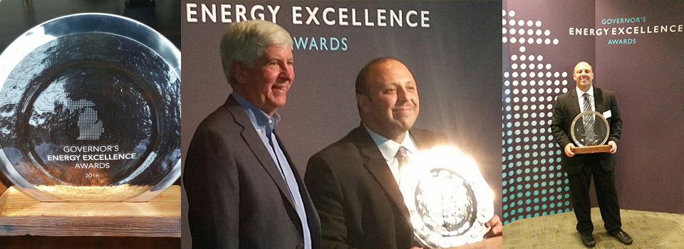AEE is the winner of Michigan's 2016 Governor's Energy Excellence Award!  We're excited and proud to have our commitment to smart energy use recognized.